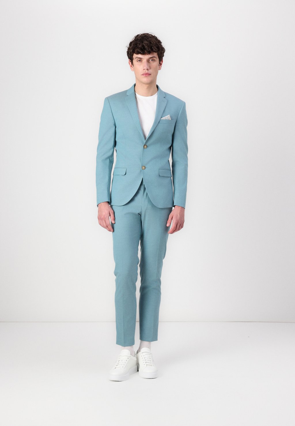 

Костюм NOTCH SUIT SLIM Isaac Dewhirst, светло-голубой