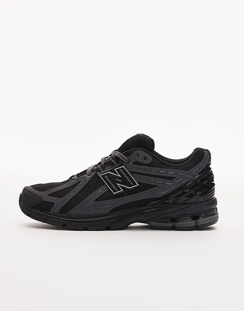 Кроссовки унисекс New Balance 1906r в тройном черном цвете — фото 2