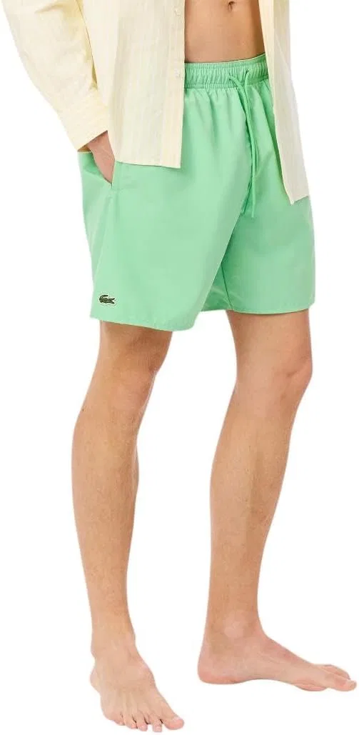 Мужские шорты Lacoste Mid Length Monochrome, зеленый — фото 3
