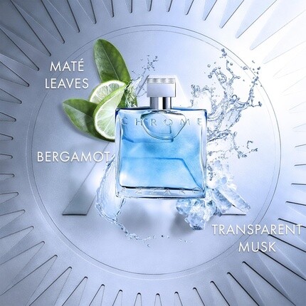 Chrome Eau de Toilette Fresh Mens Cologne Gift Set Citrus Aquatic Cologne for Men Lasting Wear Azzaro — фото 2