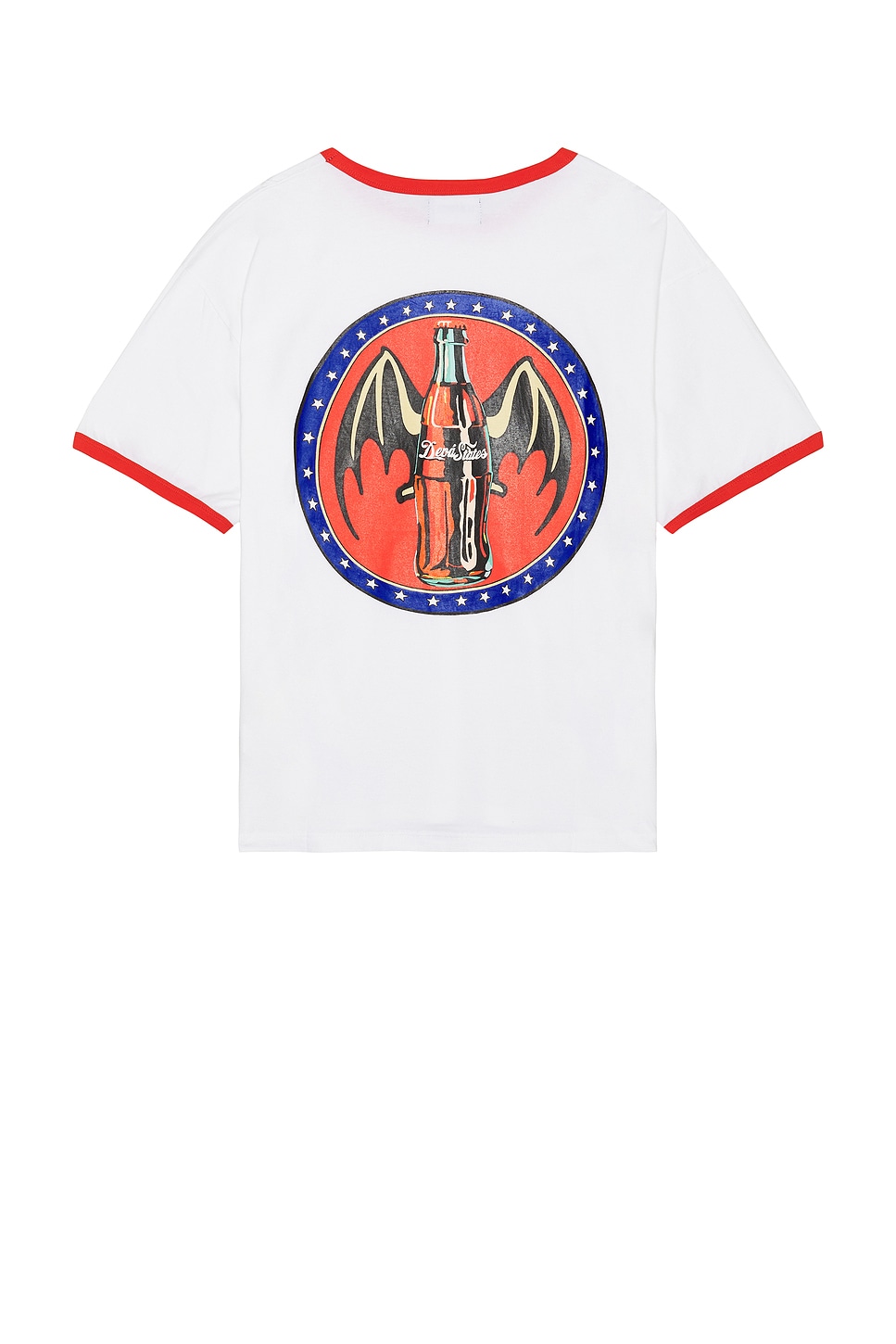 

Футболка "Havana" с контрастной окантовкой Deva States, white & red