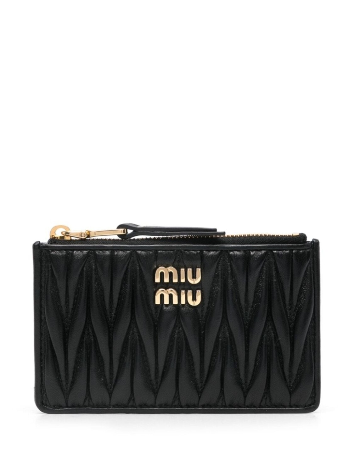 

Miu Miu кошелек из кожи matelassé, черный