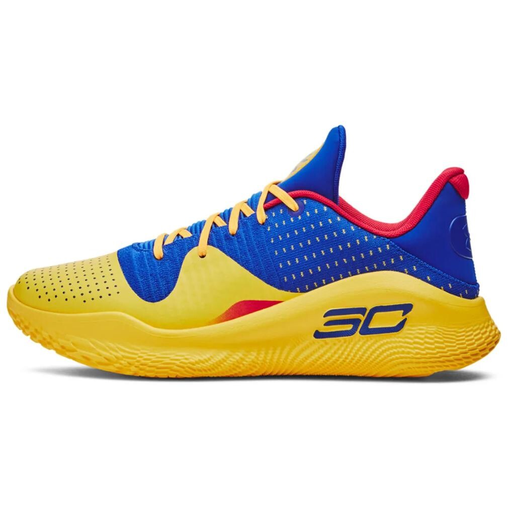 

Кроссовки Under Armour Curry 4 Low Curry Jam, синий/желтый