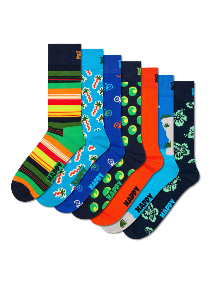 

Носки Happy Socks, цвет seven day vacay