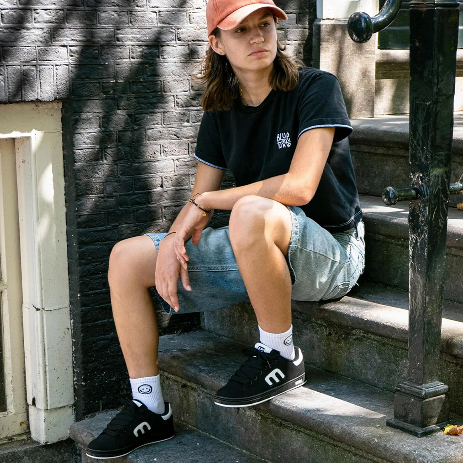 Мужские скейтбордистские кроссовки Etnies Callicut, Black / White — фото 2