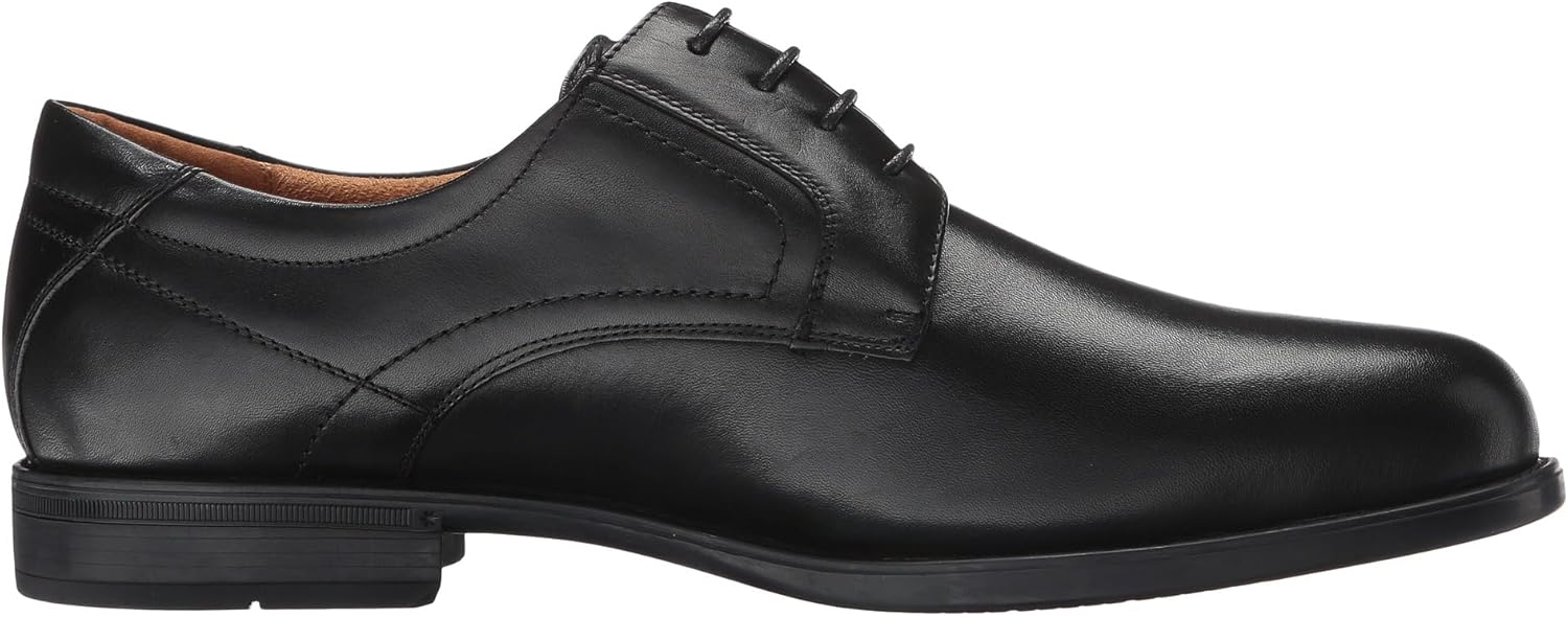 Мужские оксфорды Florsheim Midtown с простым носком, черный — фото 2