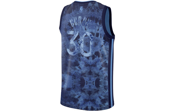 Майка Nike x NBA Dri-FIT Stephen Curry Golden State Warriors Swingman Jersey 'Blue', синий — фото 2