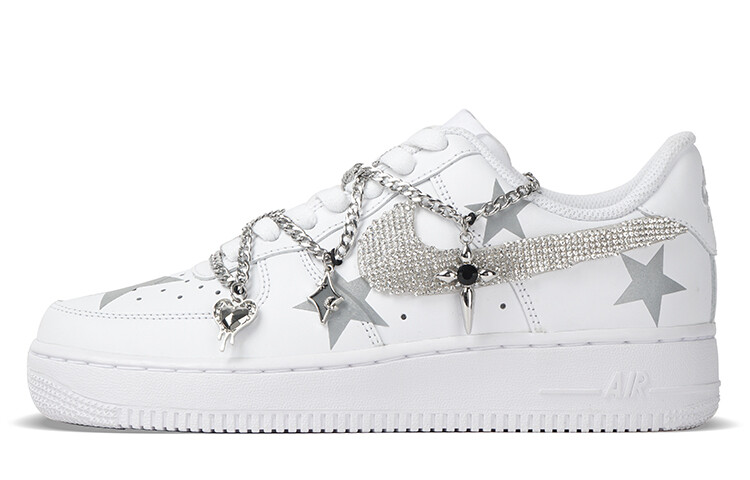 

Кроссовки Nike Air Force 1 Skateboard Shoes Women's Low-Top White, Белый, Кроссовки Nike Air Force 1 Skateboard Shoes Women's Low-Top White