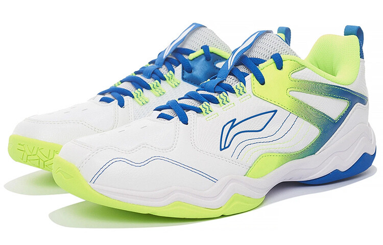 Кроссовки LINING Sound Waves Badminton Shoes Unisex Low-top Standard White/pale Blue — фото 3