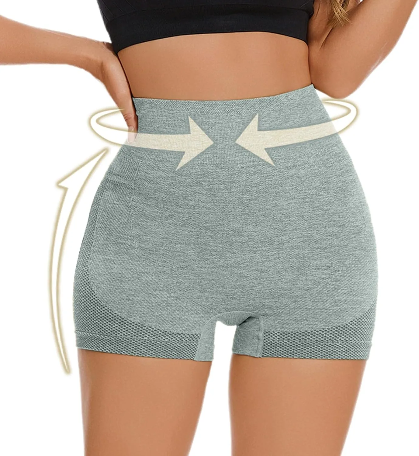 

Женские шорты для тренировок Impact Seamless с высокой посадкой Bidobibo