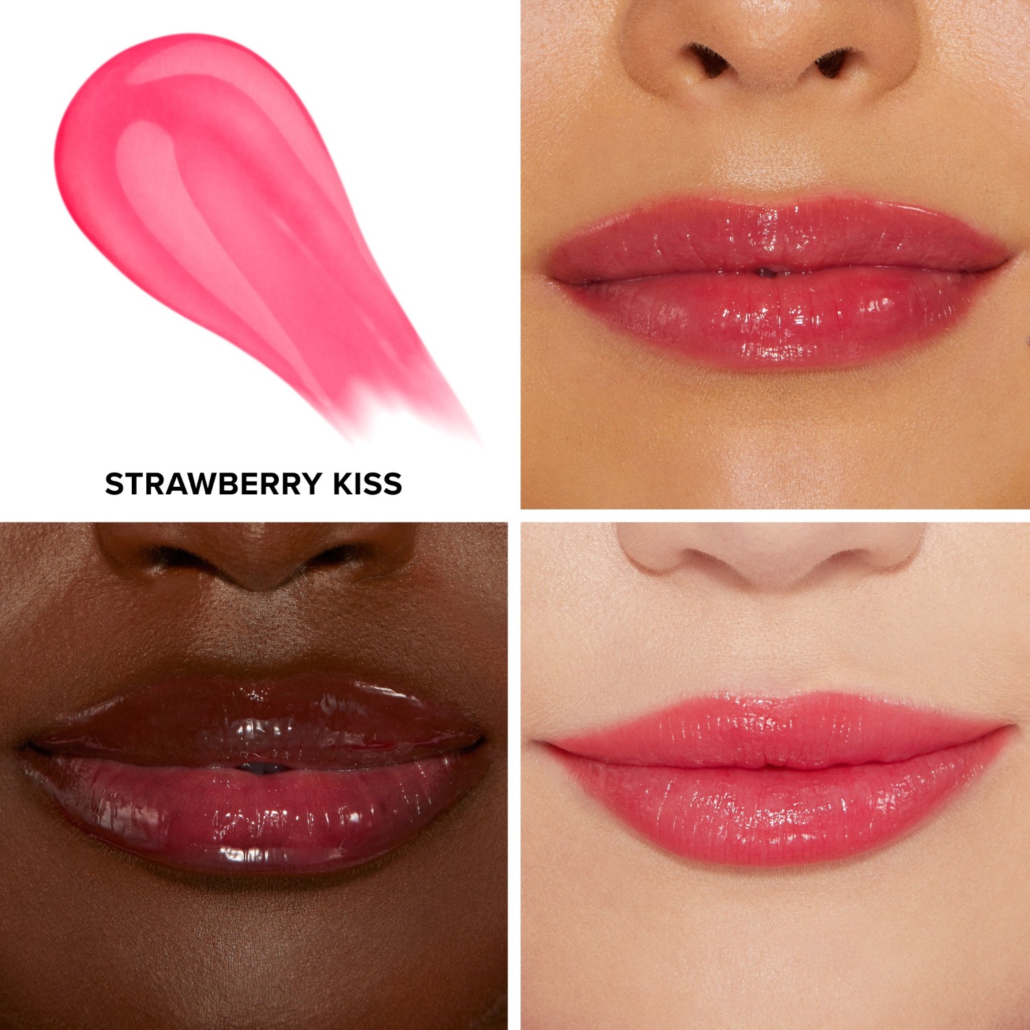 Блеск для губ lip injection extreme Too Faced, strawberry kiss, вес 4 гр. — фото 3