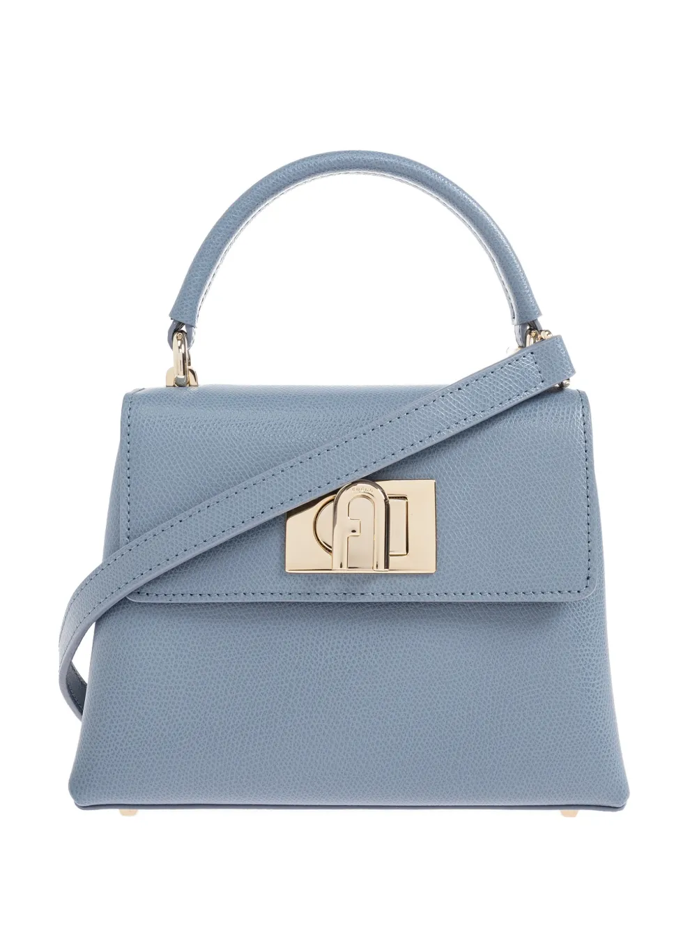 

Мини-сумка-тоут с логотипом Furla, синий