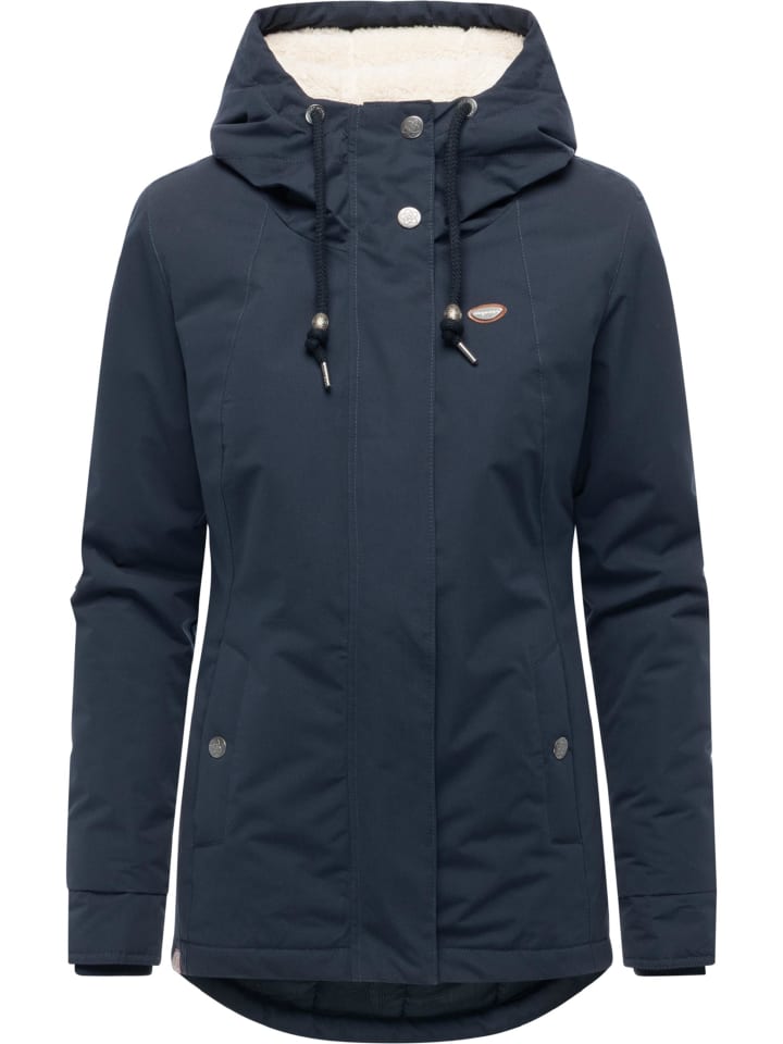 

Ragwear Короткое пальто Alvena YOUMODO темно-синего цвета