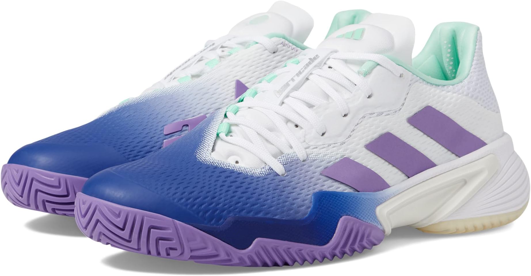 

Кроссовки Barricade adidas, цвет Lucid Blue/Violet Fusion/Pulse Mint