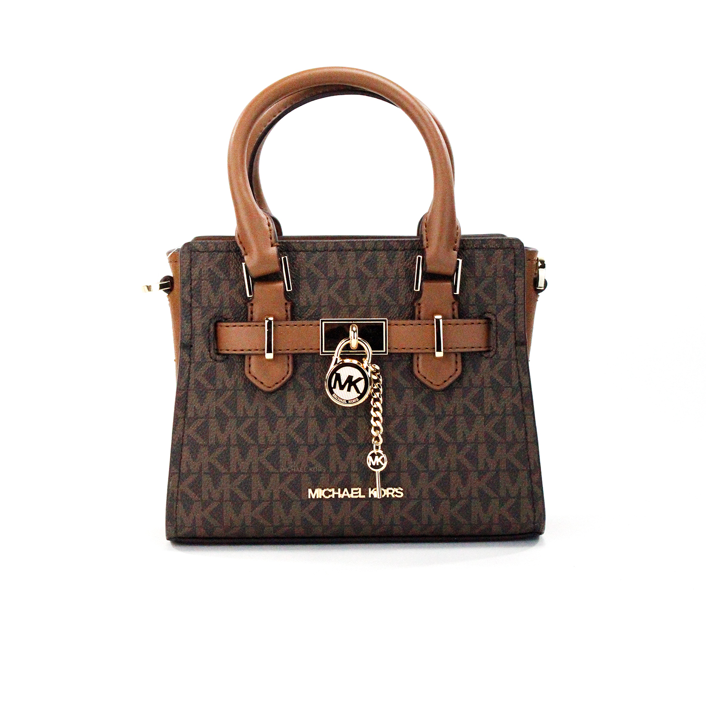 

Сумка-портфель через плечо Hamilton XS Small Brown PVC Leather Michael Kors