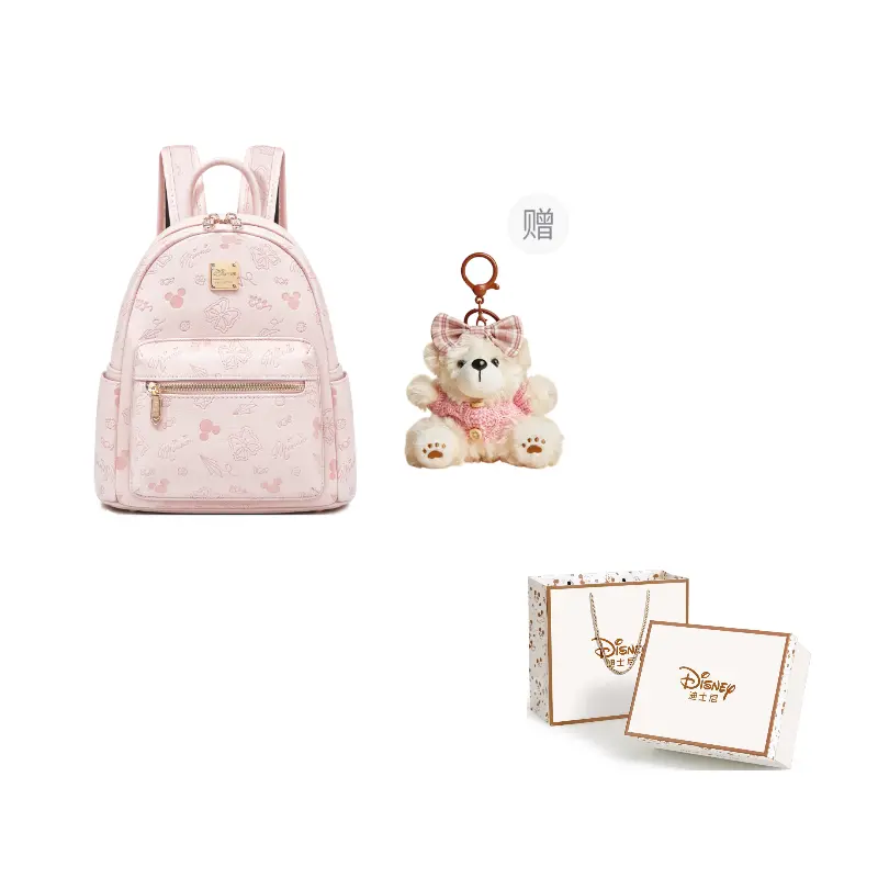

Disney Микки рюкзак из полиуретана на плече женский разноцветный, Icing Strawberry+Baked Bear Pendant