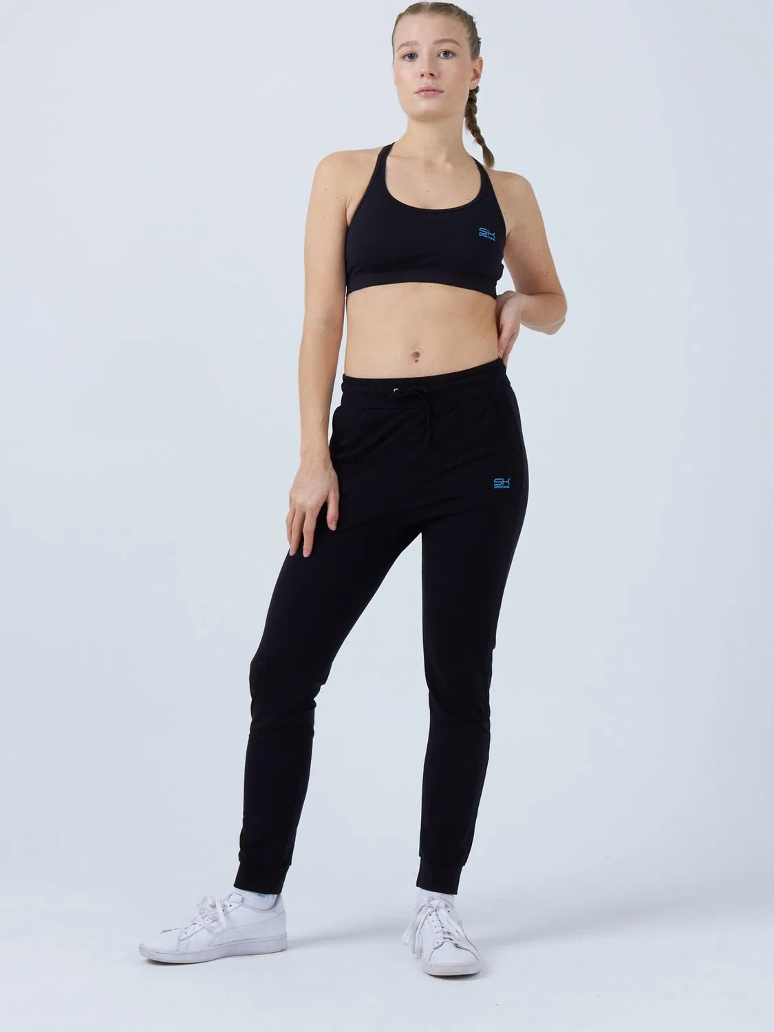 Спортивные брюки Sportkind Regular Workout Pants Jogging Pants черного цвета