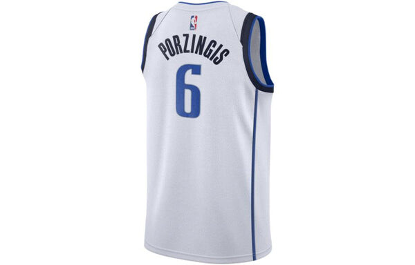 Майка Nike x NBA Dallas Mavericks Jerseys 'Kristaps Porziis 6', белый — фото 2
