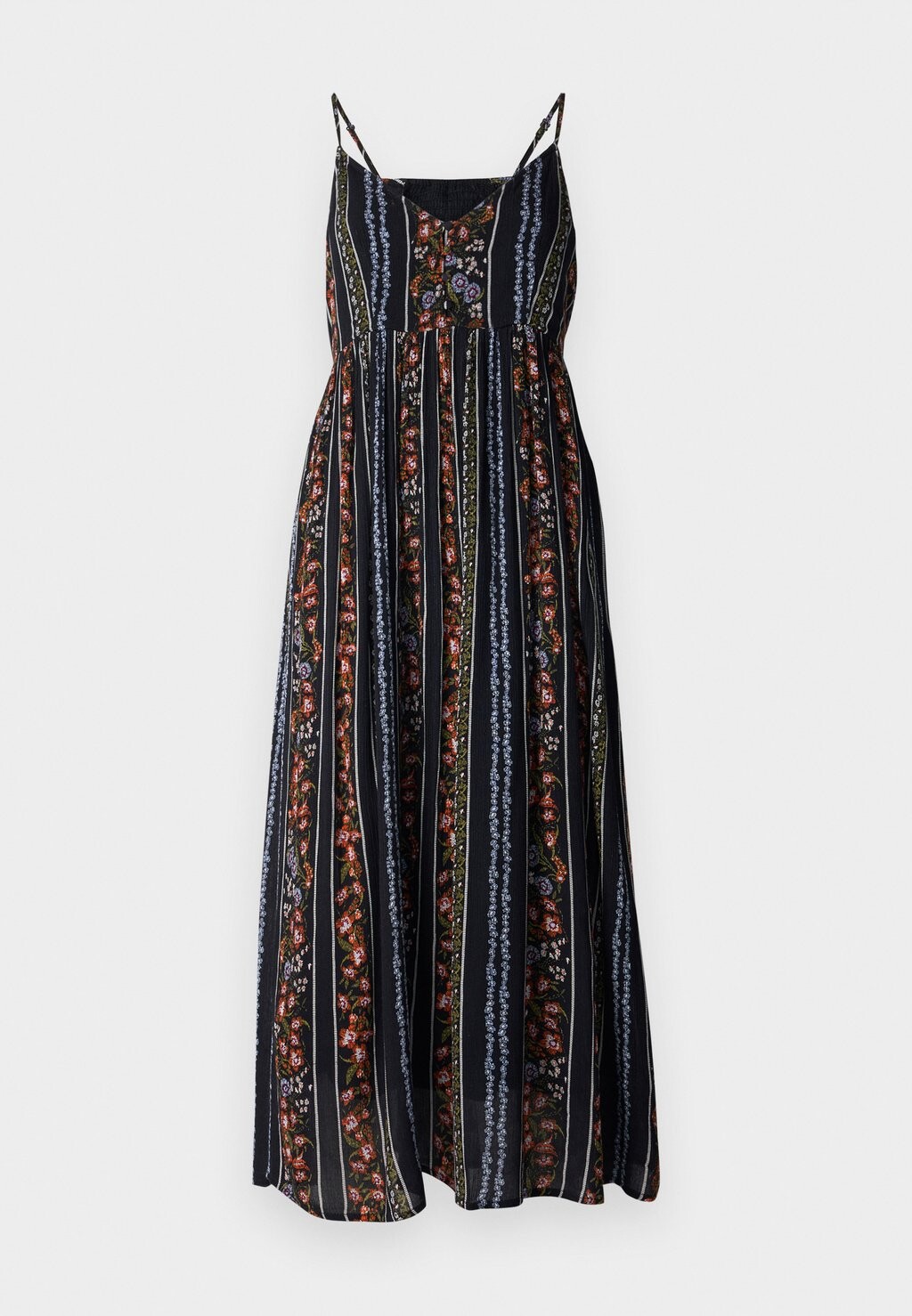 

Длинное платье YAS, темно-синий Yasbella Strap Midi Dress