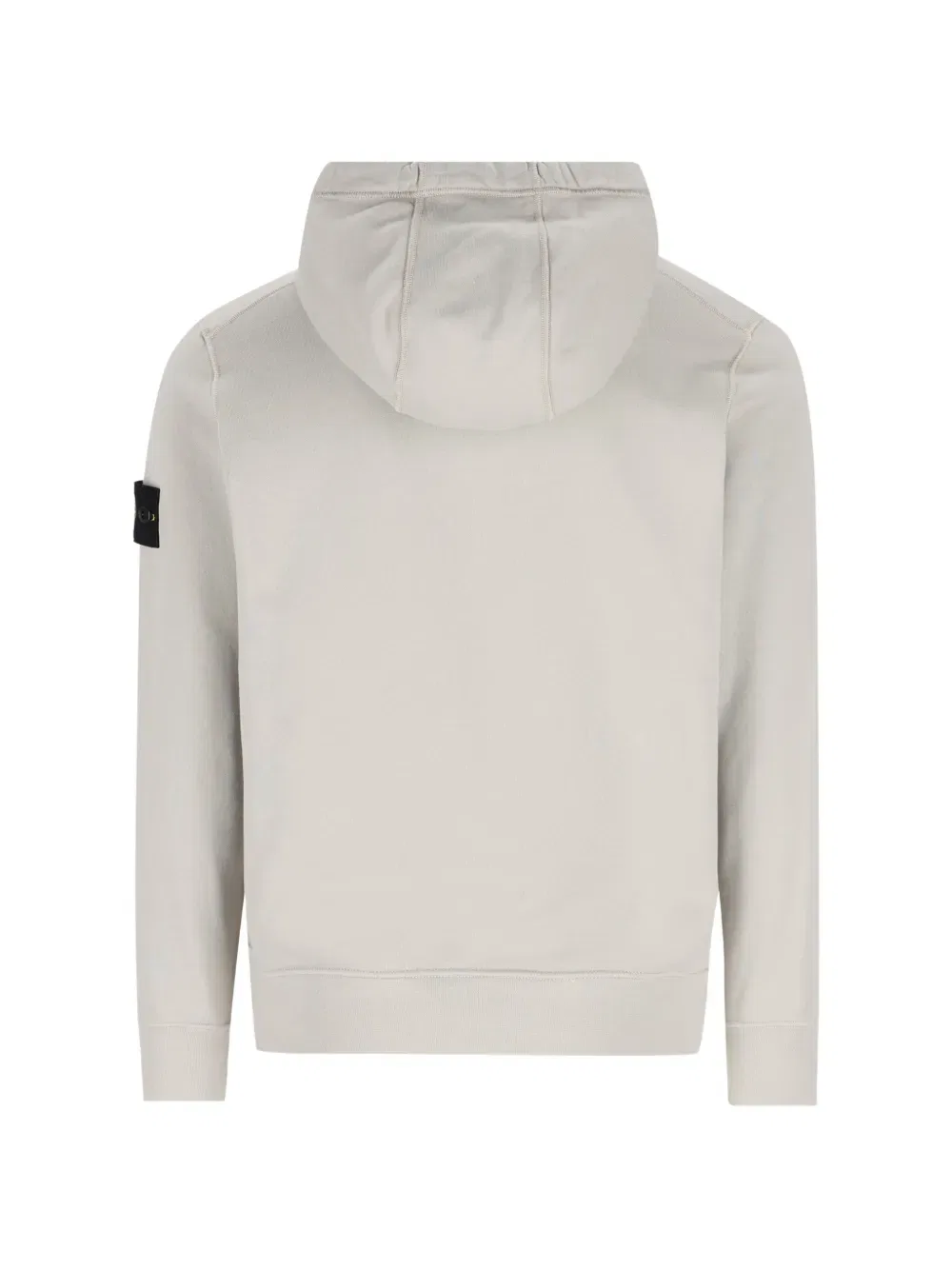 Худи с логотипом на молнии Stone Island, нейтральный — фото 2