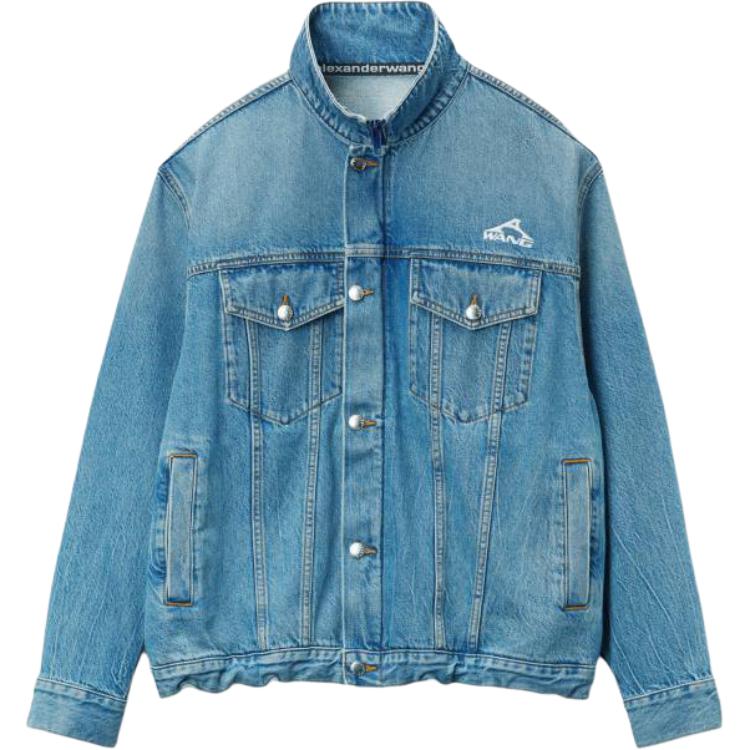 

Alexander Wang Винтажная куртка с пятью карманами светло-индиго, Blue
