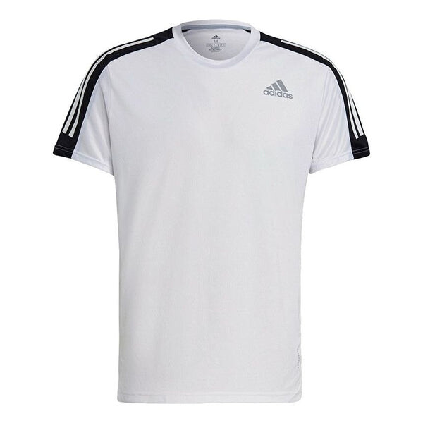 

Футболка adidas Own The Run Tee Running Sports Round Neck Short Sleeve White, белый, Белый;серый, Футболка adidas Own The Run Tee Running Sports Round Neck Short Sleeve White, белый