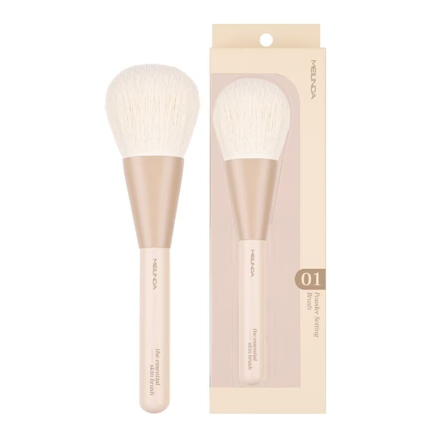 

Meilinda The Essential Skin Brush Кисть для фиксации пудры01, Biege