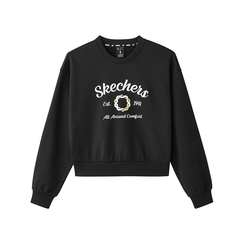 

Skechers Спортивная толстовка из коллекции Sports Life, женская, угольно-черная