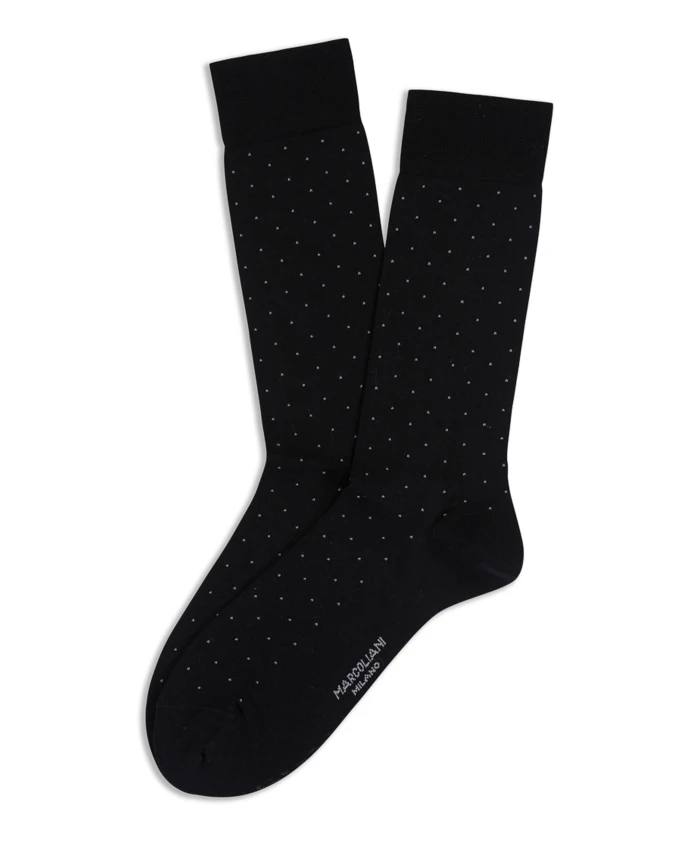 

Носки из хлопка пима лилле с декоративными булавками Marcoliani, черный