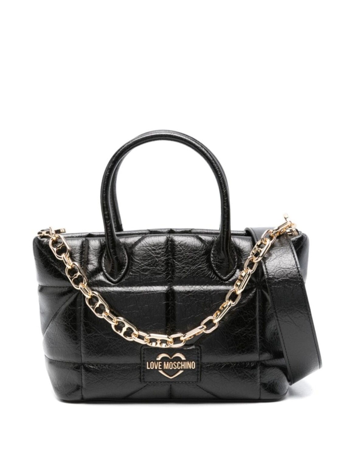 

Love Moschino сумка через плечо с логотипом, черный