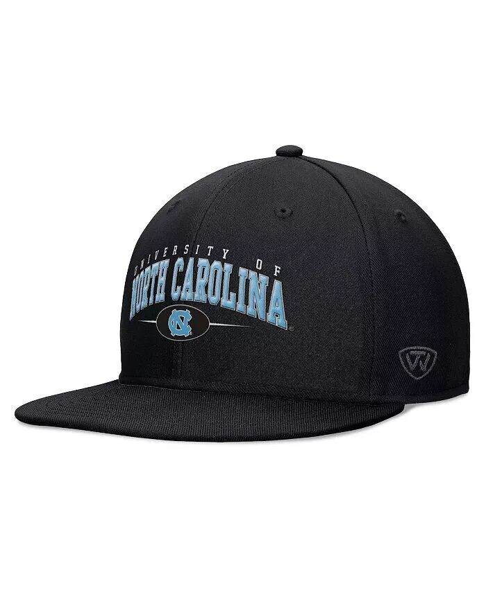 

Мужская черная бейсболка North Carolina Tar Heels Bullpen Snapback Top of the World