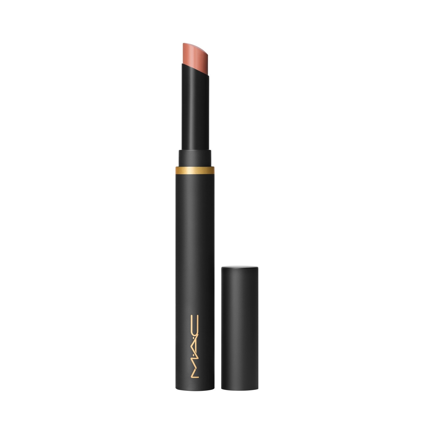 Помада для губ powder kiss velvet blur slim stick Mac, spice world, вес 2 гр.