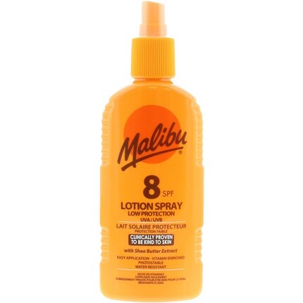 

Malibu 200мл Spf 8 Лосьон-спрей Spf 8 200мл