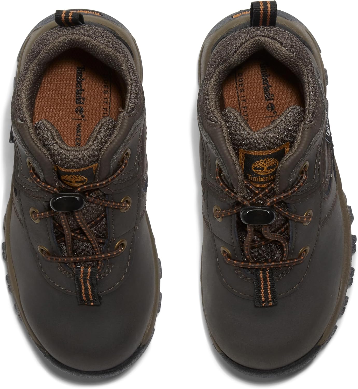 Водонепроницаемые походные ботинки Timberland унисекс для детей Mt. Maddsen Mid, темно-коричневый — фото 3
