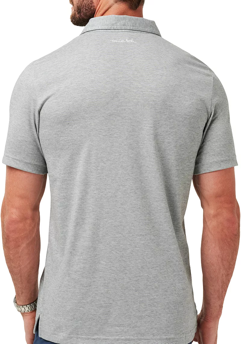 

Мужская футболка-поло TravisMathew Boston Red Sox серая Zinna