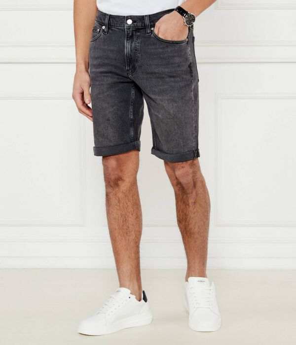 

Джинсовые шорты Slim fit Calvin Klein Jeans, черный