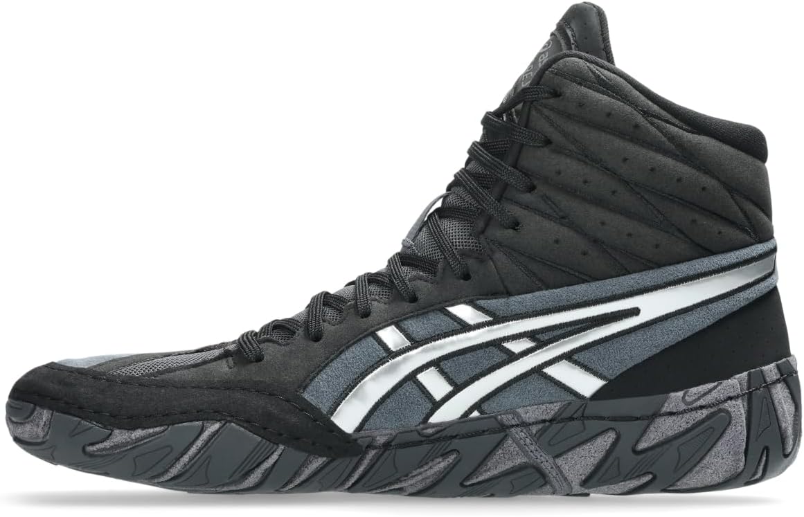 Мужские борцовские кроссовки ASICS Aggressor 6, черный — фото 4