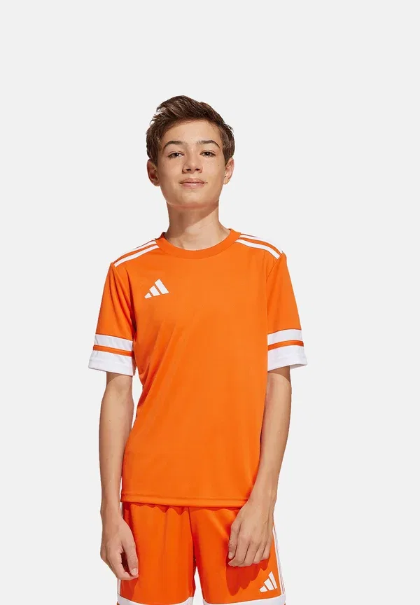Футболка спортивная с коротким рукавом Squadra Adidas Performance, оранжево-белая