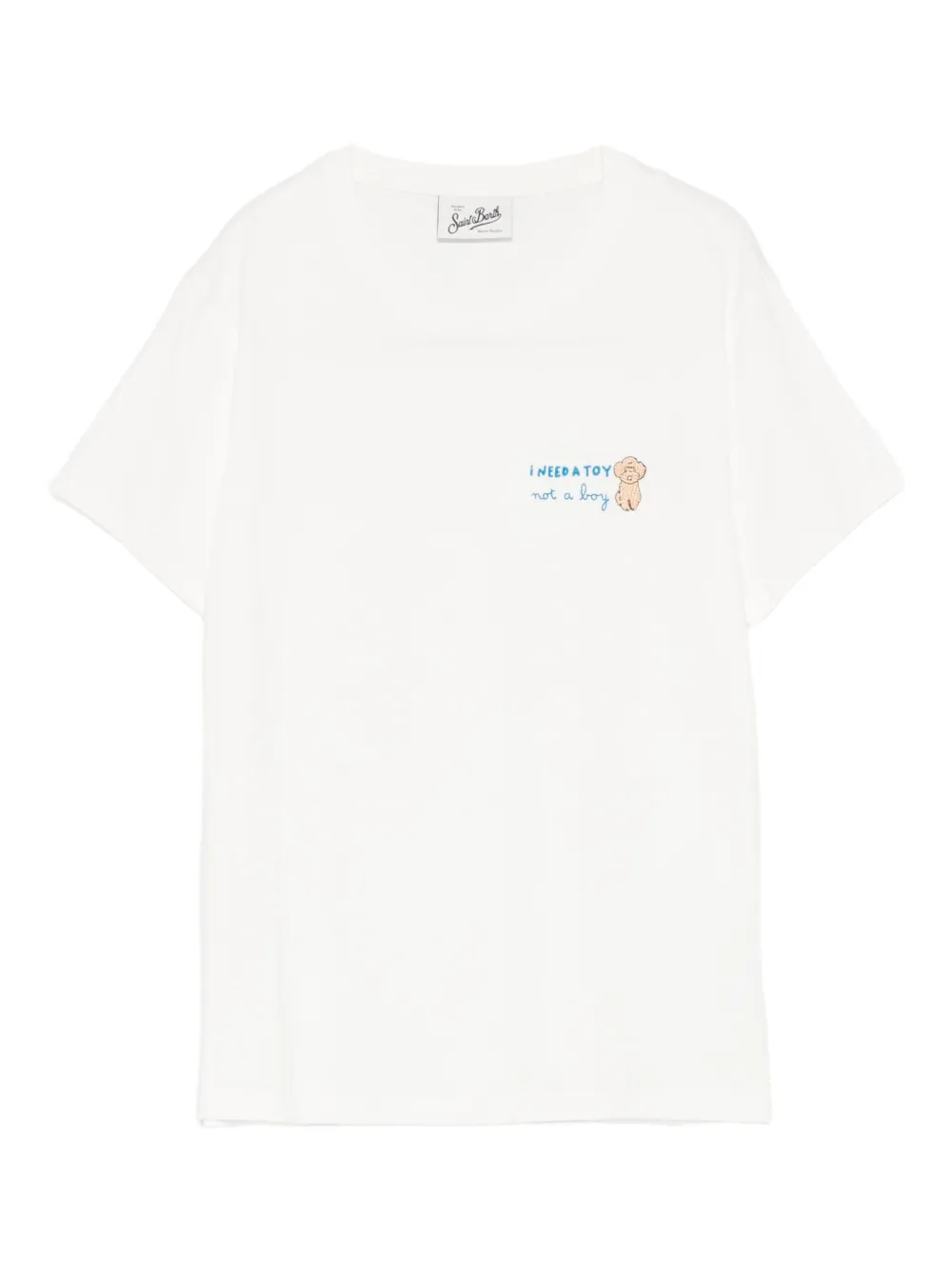 

Футболка Emilie W с вышивкой Mc2 Saint Barth, белый