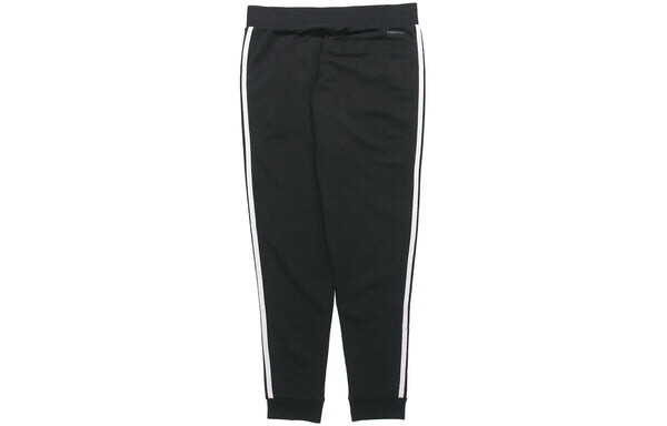 Спортивные штаны adidas neo M Ce 3sq2 Kn Tp Casual Sports Side Stripe Bundle Feet Long Pants Black, черный — фото 2