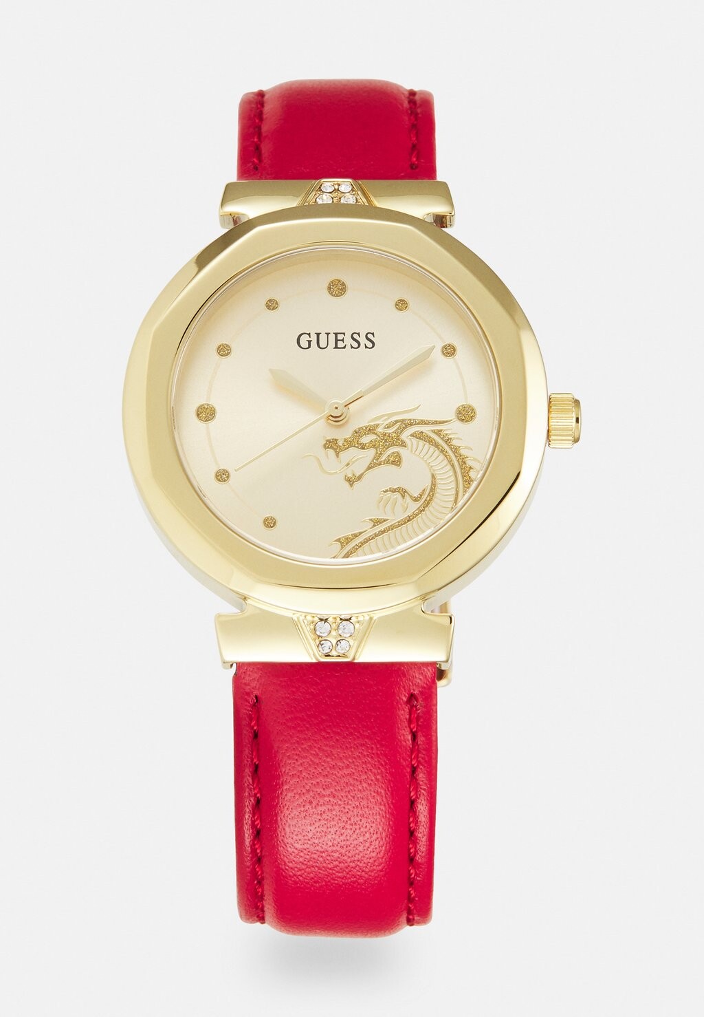 

Часы СЛУХ Guess, золотого цвета
