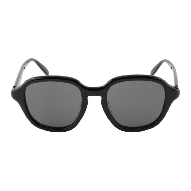 LOEWE Пластиковая оправа квадратные солнцезащитные очки унисекс черные, Black — фото 2