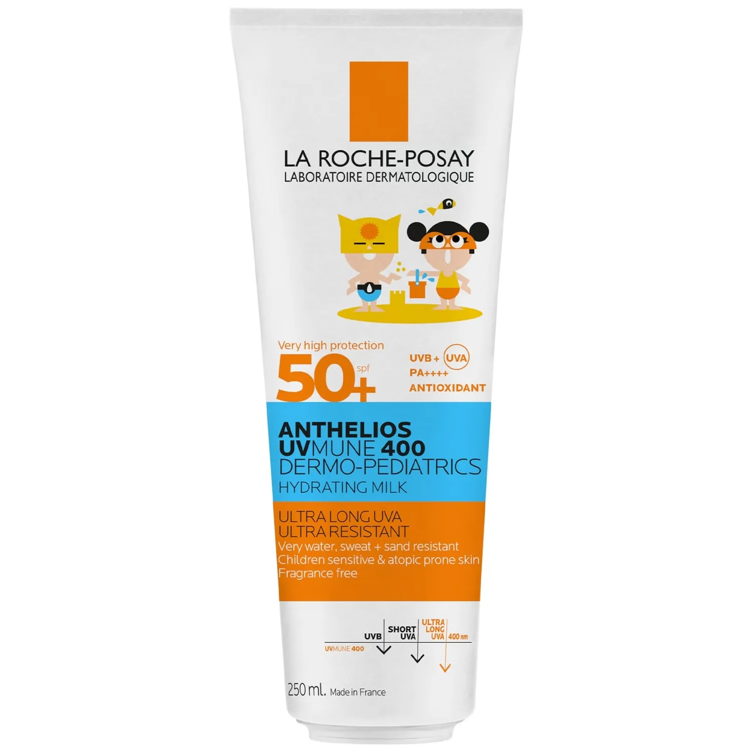 

Anthelios UVMune 400 Dermo-Pediatrics Детский увлажняющий лосьон SPF 50+ 250 мл La Roche-Posay