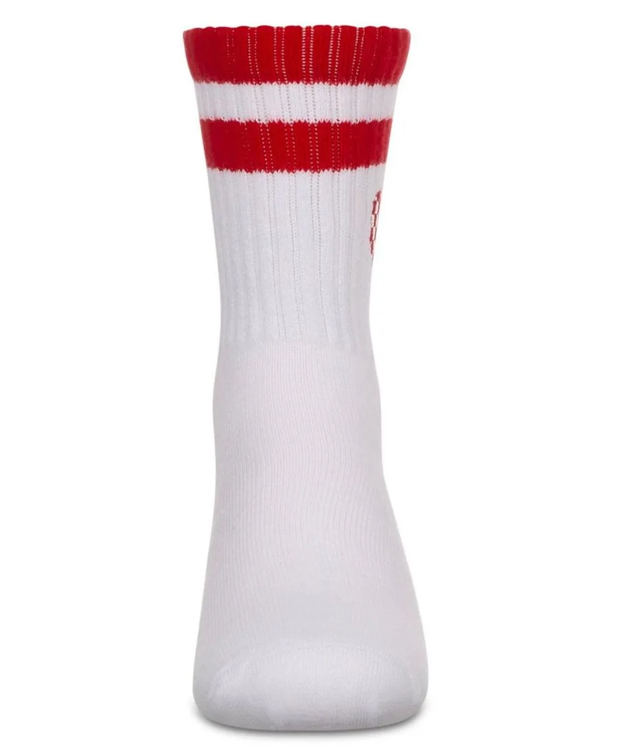 MeMoi Носки Big Girls CheckeRed Heart Crew Socks — фото 2
