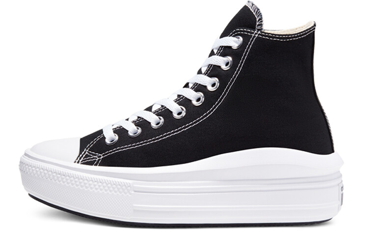 Конверсы Chuck Taylor All-Star Move Hi Black (женские)