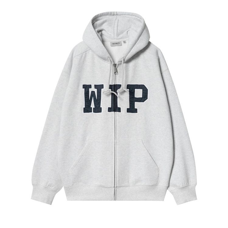 

Куртка Carhartt WIP Hooded Wip Sweat Jacket, Ash Heather/Stone Washed