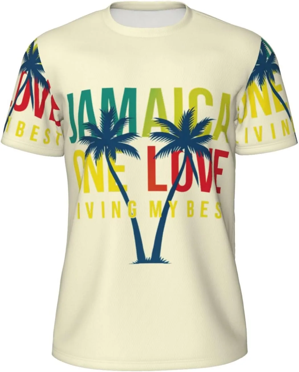 

Футболка Living Mybest Print летняя мужская с коротким рукавом, легкая и дышащая SDFHU