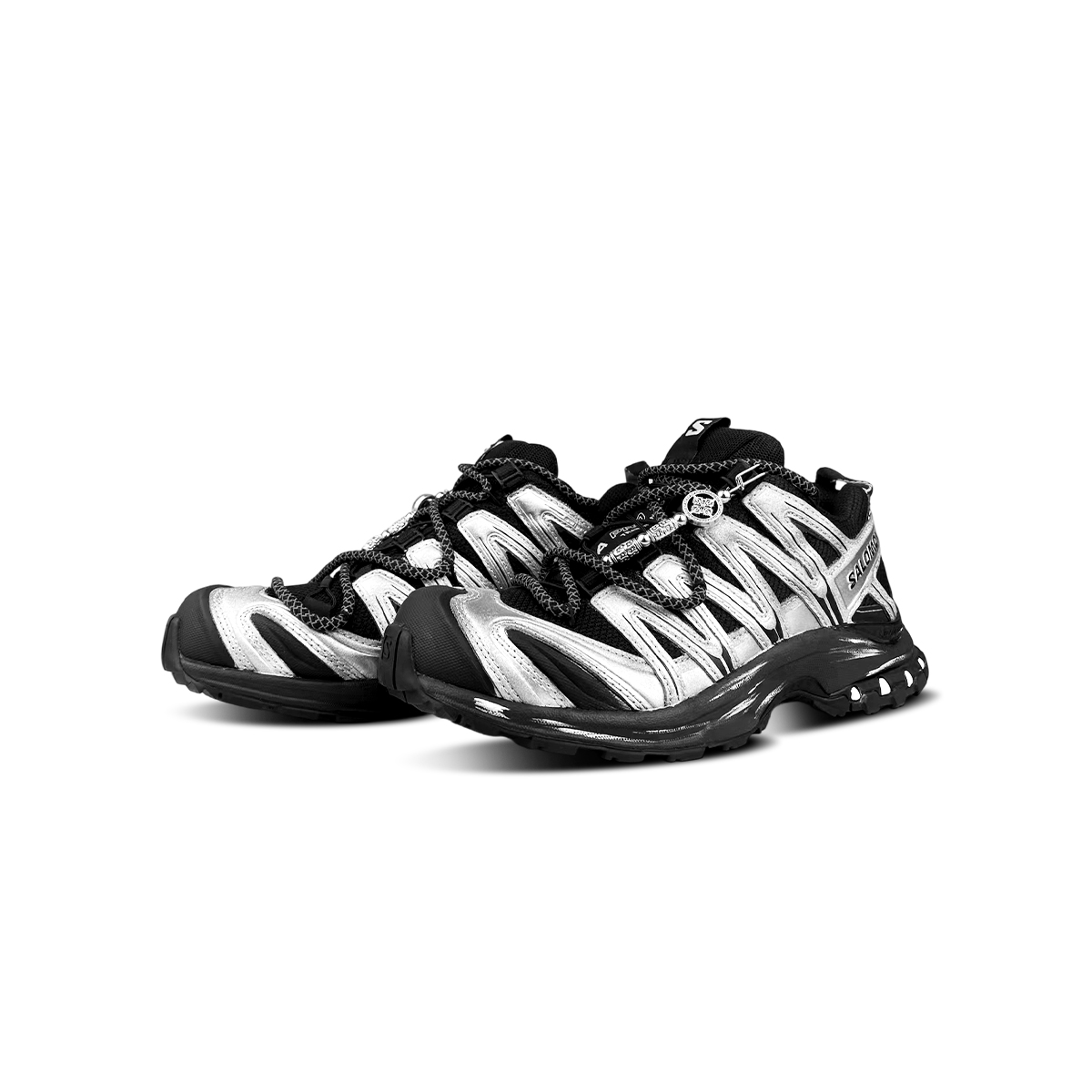 SALOMON Кроссовки XA PRO 3D Abrasion Resistant Low top Outdoor Shoes Unisex Silver Black — фото 4