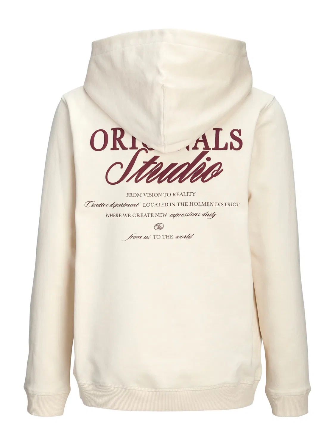 Толстовка 'JORNORREBRO' Jack & Jones Junior, Off White — фото 2