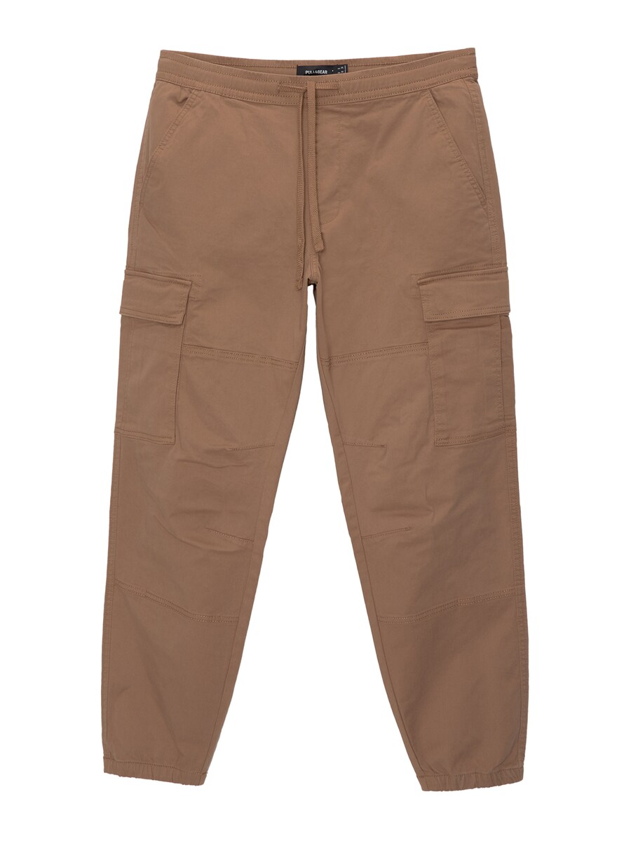 

Зауженные брюки-карго Pull&Bear, цвет Mocha